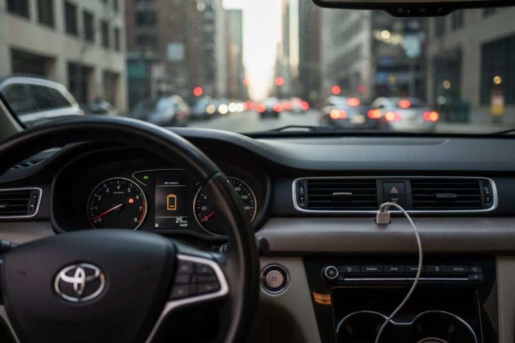 Message batterie faible : comment démarrer le moteur ?