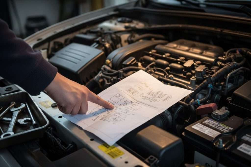 Citroën Berlingo : schéma de la boîte à fusibles